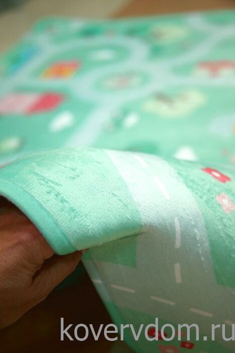 Детский развивающий 3D ковер с дорогами  ДОРОЖКИ-ДОМИКИ 86146