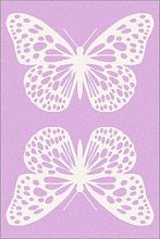 Ковер SOFT Butterfly rose Бабочки